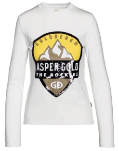 Trui Goldbergh Women Aspen Longsleeve White