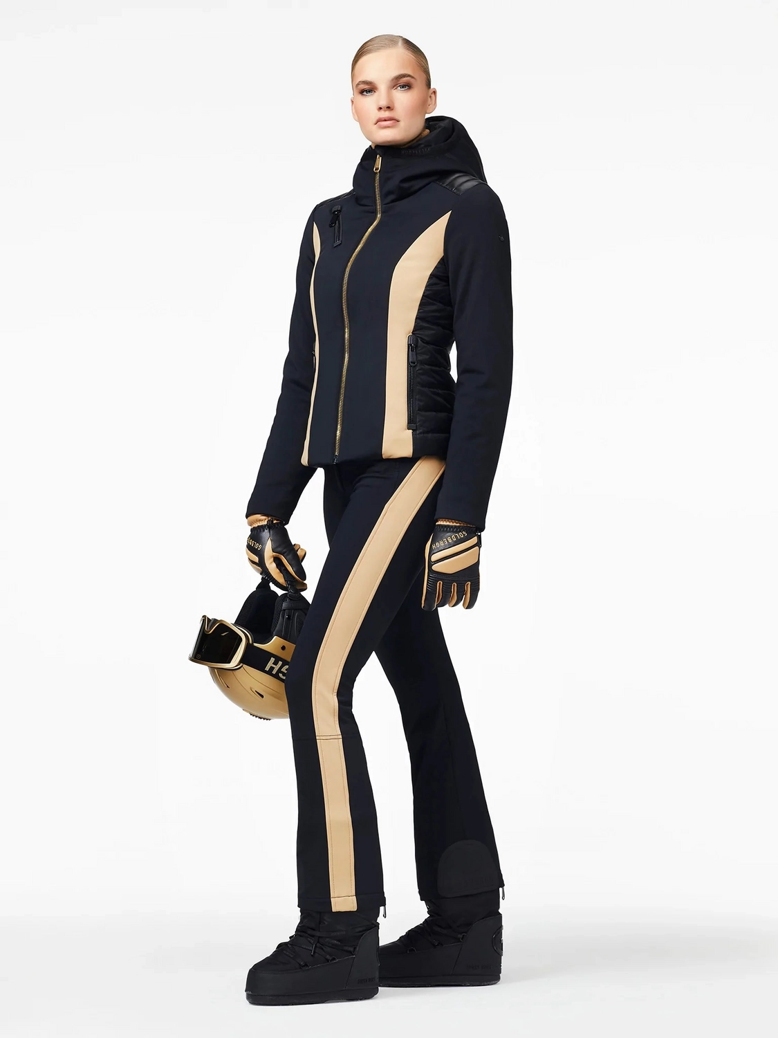 Jas Goldbergh Women Classy Black/Latte - Afbeelding 4