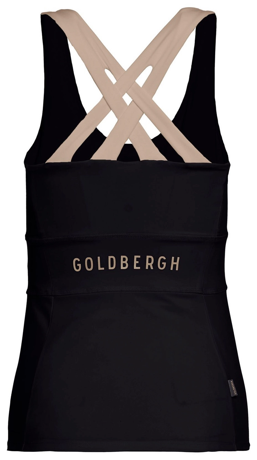Tanktop Goldbergh Women Manhattan Black Sandstone - Afbeelding 2